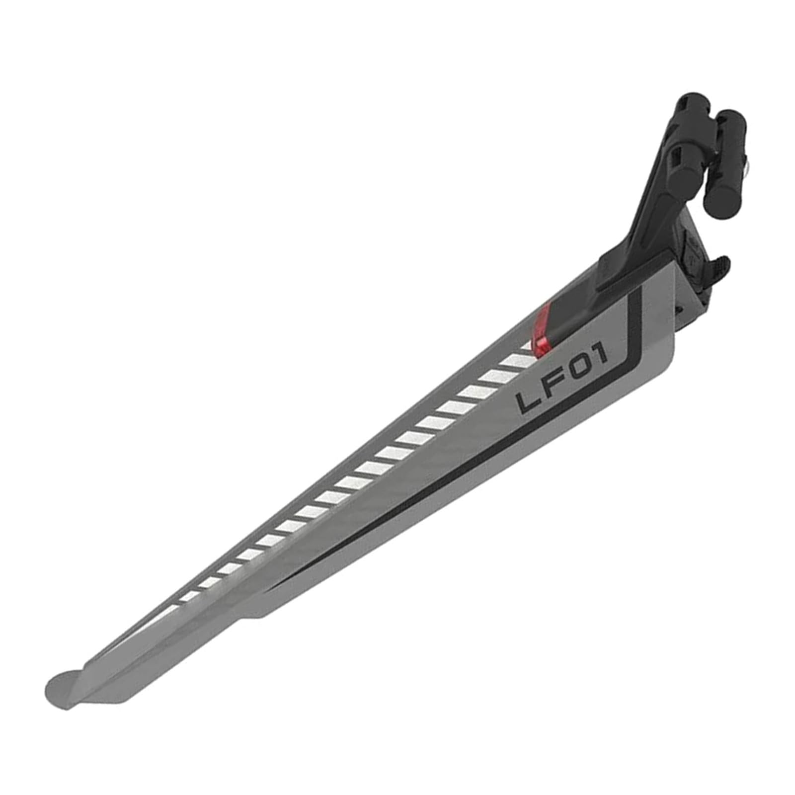Guardabarros trasero ligero con luz trasera LED, ajustable, para bicicleta de montaña y carretera, a prueba de salpicaduras, fácil de instalar, equipo de ciclismo ajustable