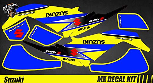 Kit Déco Quad para/ATV Calcomanías Kit para Suzuki LTZ 400 - Yellow