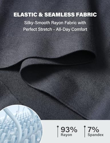 Casey Kevin Mens Boxer Briefs,Sexy Silk Mesh Underwear,Soft Breathable Moisture-Wicking Trunks with Pouch 3 Pack4