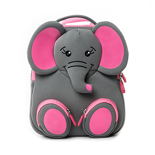 Cartable Scolaire Maternelle, Petit Sac à Dos Enfant Elephant Mini Sac à Dos Maternelle, Sac Creche Sac Scolaire Sac d'école pour Maternelle Garderie PréScolaire Filles Garçons