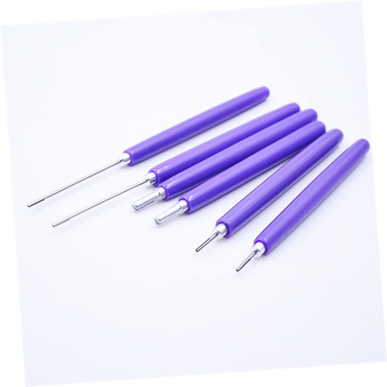 ERINGOGO 5pc Quilling Tool Slotted Kit DIY Paper Pen Paper Crimping Pen Ceramic Tools for Craft Flower Needle Handmade