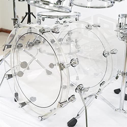 Professionelles Acryl Schlagzeug Set 5-teilig für Live-Auftritte und Studioaufnahmen
