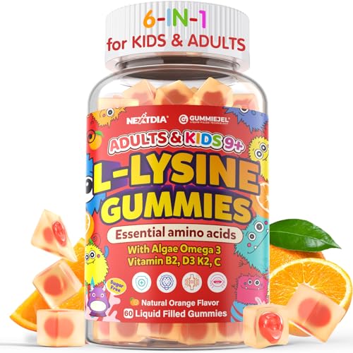 L-Lysine Gummies with Algae Omega-3