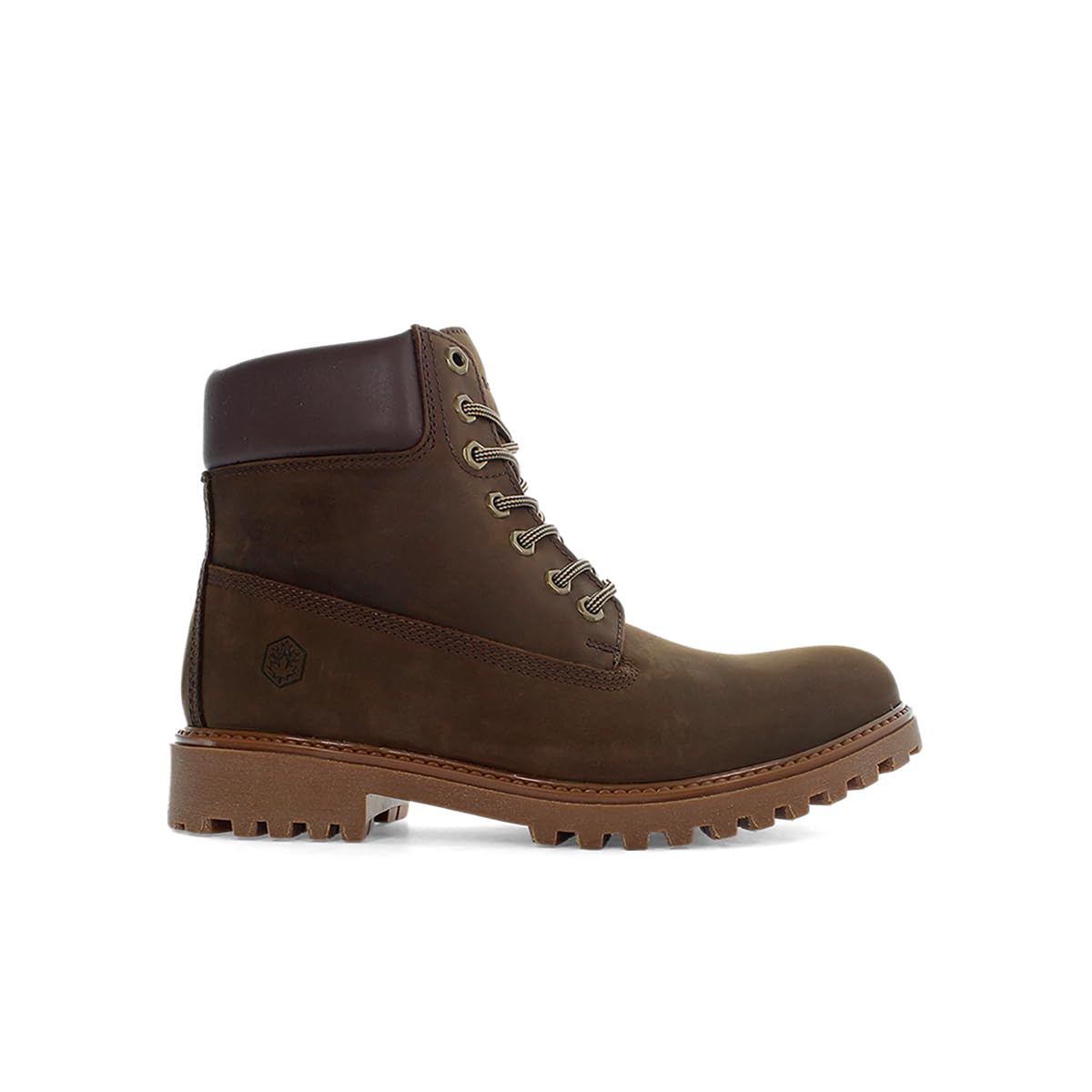 Lumberjack 102217663 stivaletto anfibio in pelle cotto marrone