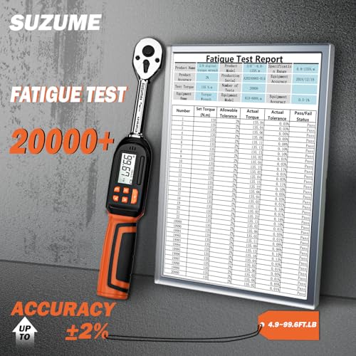 SUZUME Digital Torque Wrench 3/8