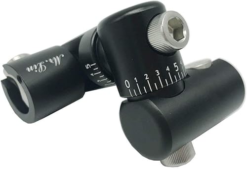 Miniatura 4 de Negro Tiro con arco lateral ajustable V-bar Desconexión rápida Montaje ajustable Barra de arco estabilizador