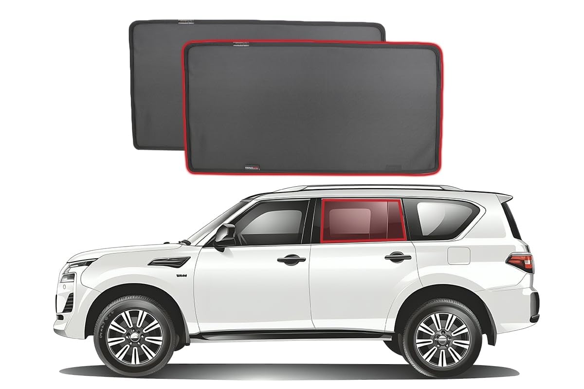 Genuine SNAPSHADES Car Rear Window Shades for Nissan Patrol/Armada 6th Gen (Y62; 2010-Present) | Infiniti QX56/QX80 2nd Gen (2010-2024)