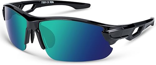 BEACOOL Gafas de sol deportivas polarizadas para hombres y mujeres, jóvenes, béisbol, pesca, ciclismo, correr, senderismo, motocicleta, lentes Tac