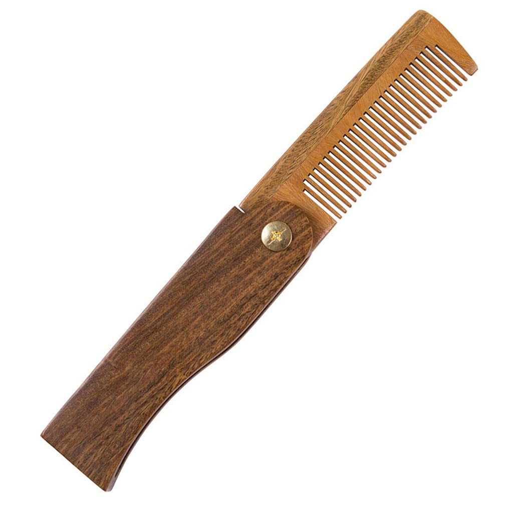Pettine in legno pieghevole pettine in legno borsa a mano pettine per lo styling domestico pettine per capelli