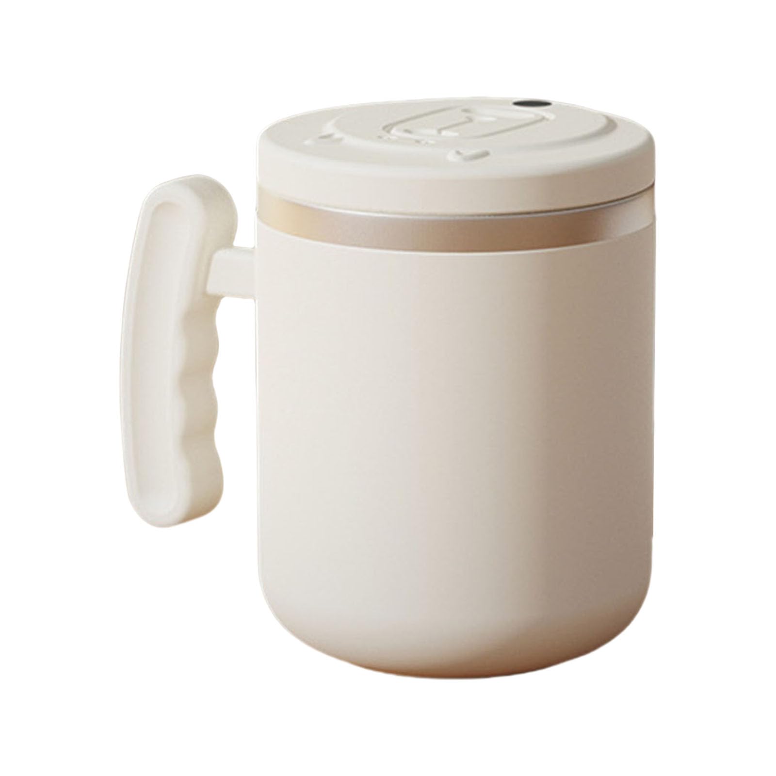 Kalttoy White Portable 400Ml Auto Stirring Coffee Mugs Rotating Blenders Cup Usb Rechargeable For Easily Mixing At Homes Coffee Mugs