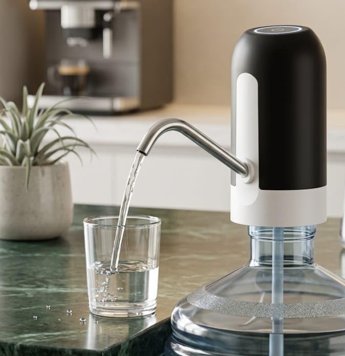 Automatic Water Dispenser Pump for 20 Litre Bottle, Big Battery, USB Rechargeable, Portable, Fast Dispensing, for Home, Office, Outdoor-image-20