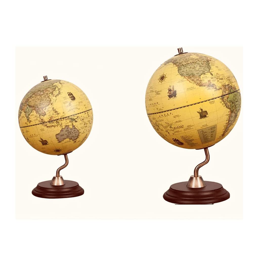 globus Elegantes Holz Basic S-förmiges Design Welt Geophysik Geografische Umgebung Kinder Erwachsene Büro Dekoration Erde Praktisches Lehrbuch