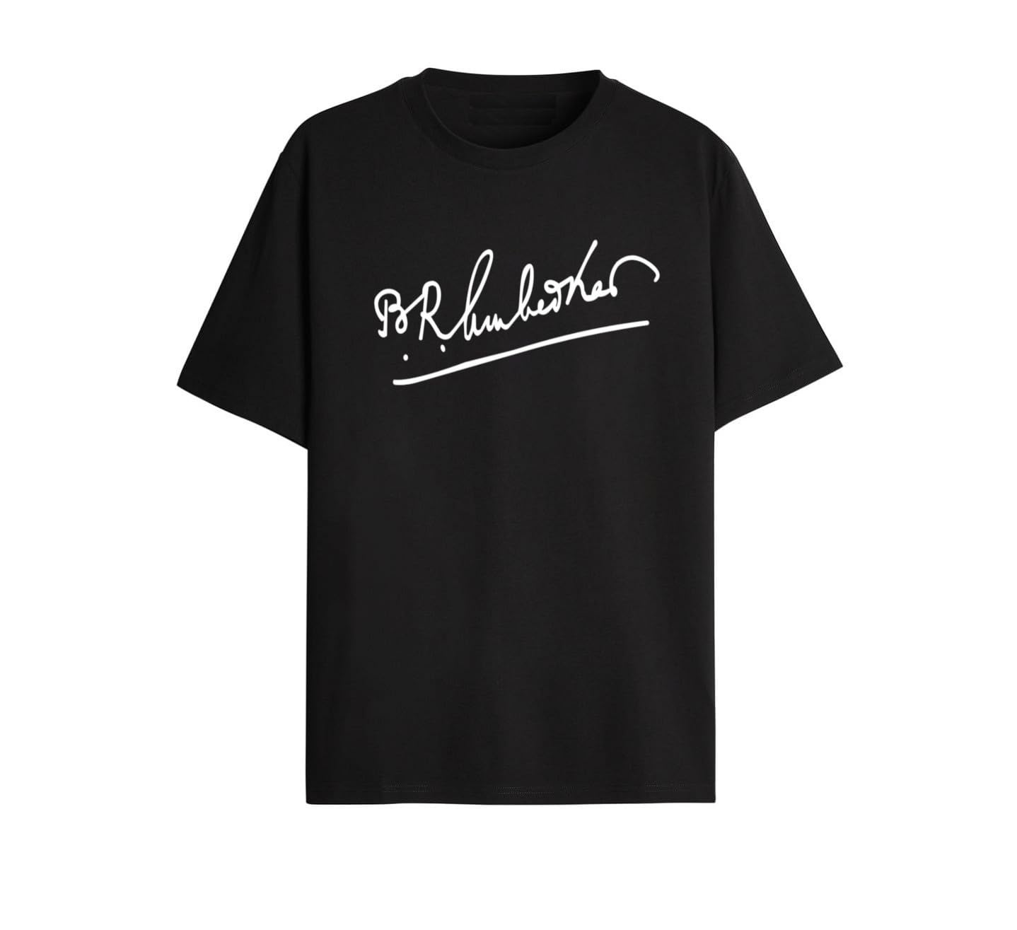 Ambedkar Signature Cotton T-Shirt, Multicolour Unisex-image-29
