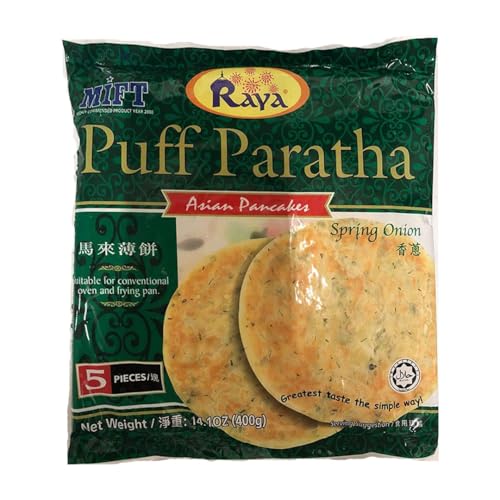 Puff Paratha Asian Pancake (Spring Onion) 14.1oz - (pack of 2)