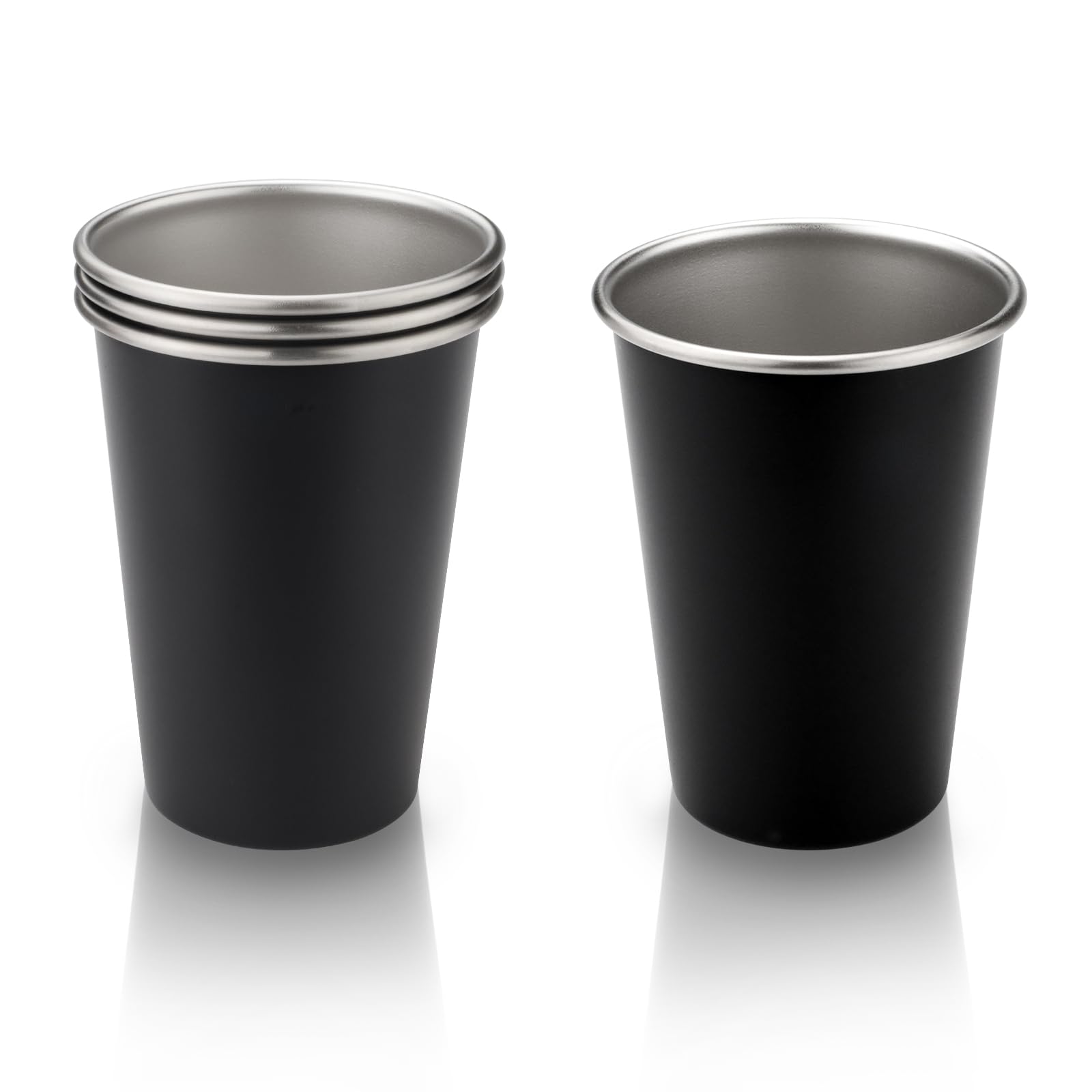 Gobelets en acier inoxydable empilables tasses incassables