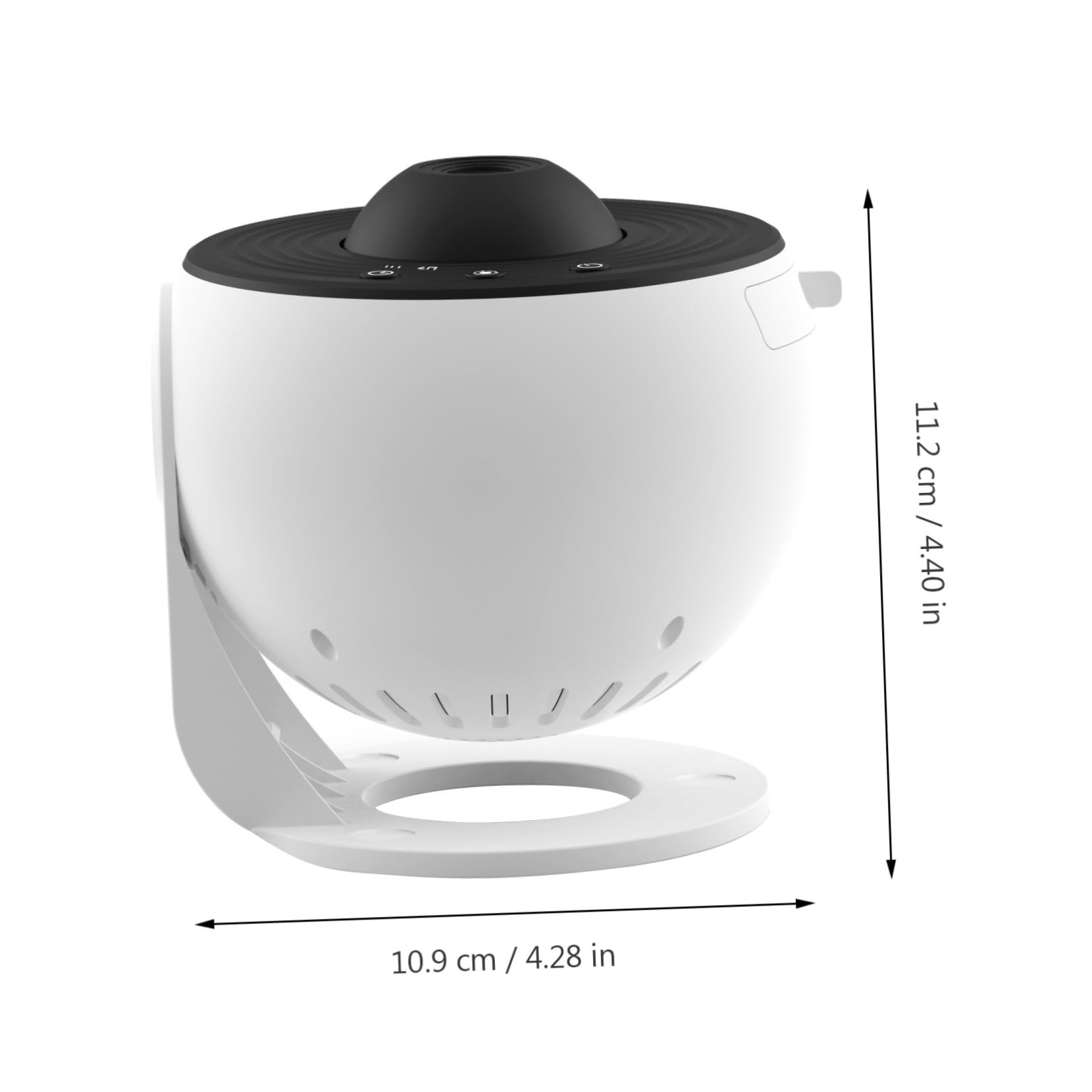 Projecteur D'étoiles Veilleuse de Nuit Blanc Abs PC avec 12 Films