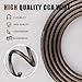 AWELTEC 4 Gauge Wire, 25 Feet Black Power Ground Wire Cable, Primary Automotive Wire, Copper Clad Aluminum Wire for Battery Cable, Car Audio, Amp Wiring, Generator, Automotive, RV