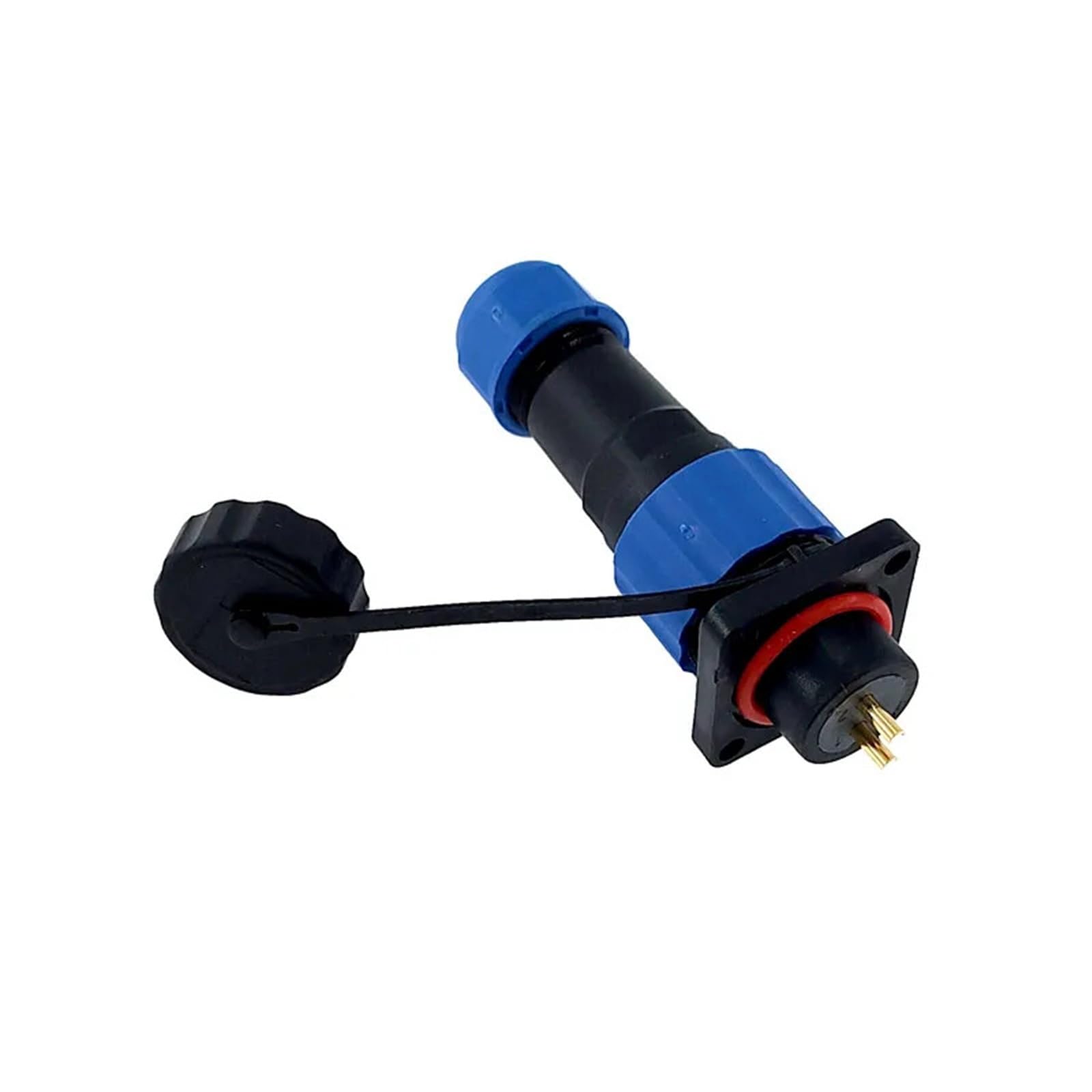 Conector cuadrado SP16 de 2 pines para cable de alimentación con enchufe macho de aviación 7