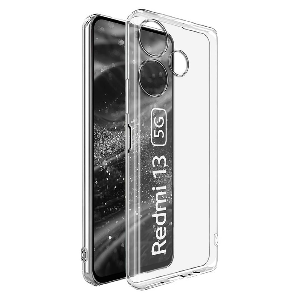 Amazon Brand- Solimo Basic Case for Mi Redmi 13 5G (Silicone_Transparent) (B0D9FC6496) Amazon Price History, Amazon Price Tracker
