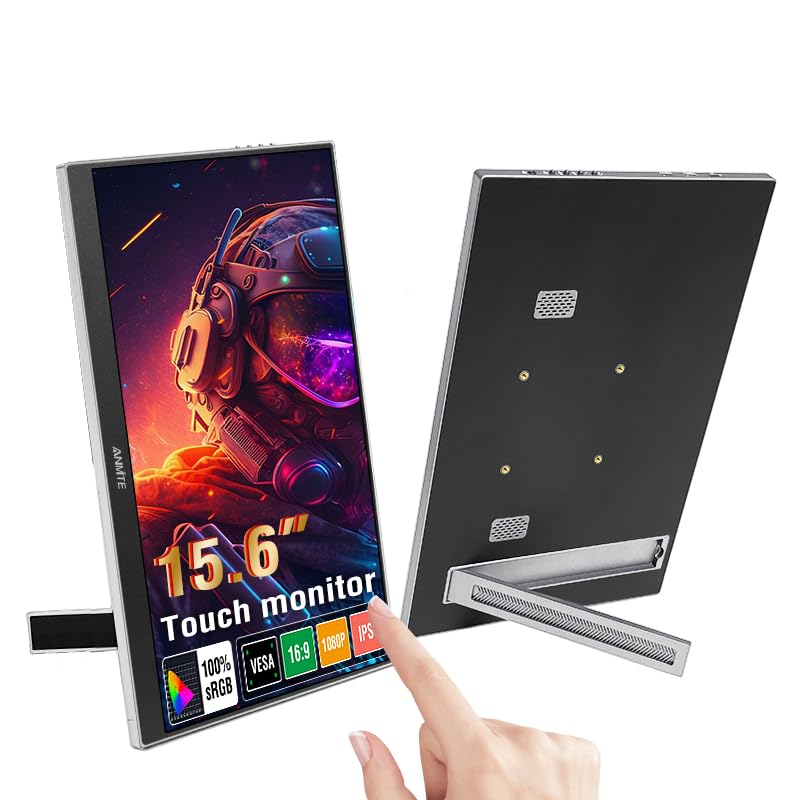 【新品未使用】Anmite 15.6インチポータブルモニター タッチパネル Amazon.com: Anmite Portable Monitor 15.6 Inch Computer Gaming