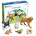 Learning Resources - Animali Domestici Jumbo Figurine, 6 Pezzi, Colore Multicolore, LER0688
