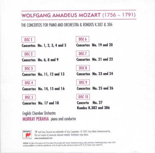 The Piano Concertos & Rondos K.382 & K.386