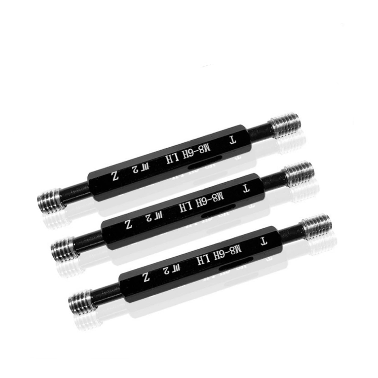 Mesure des filetages intérieurs, Jauge de bouchon fileté, roulement en acier métrique fin main gauche 6H M2-M17(M16X0.75 LH)