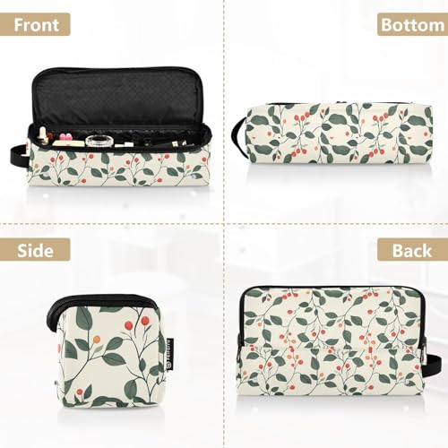 Berries Sharrow Marble Bolsa de Viaje para Herramientas para el Cabello, Mat de Resistencia al Calor para Planchas, Rizadores y Accesorios, Organizador Portátil miniatura 5