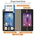 RSAquar Passport and Vaccine Card Holder Combo, Passport Holder Cover Wallet, Leather Card Case Travel Accessories with RFID Blocking for Women and Men, Y-Black