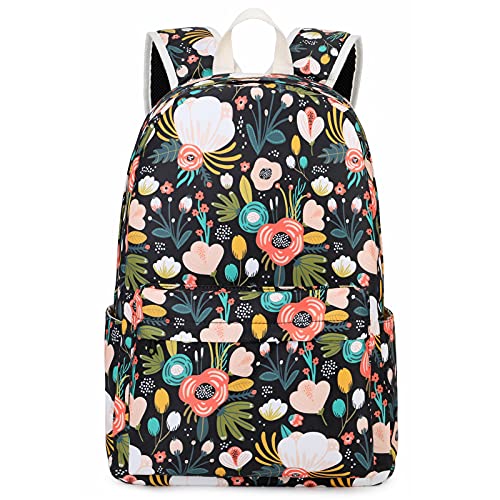 Octsky-Kids-Backpack-for-Girls-Teens-Elementary-Middle-School-Bookbags-Childs-Back-to-School-Bag-with-Lunch-Box-BlackMulti-One-Size Octsky Kids Backpack for Girls Teens Elementary Middle School Bookbags Childs Back to School Bag with Lunch Box BlackMulti One Size