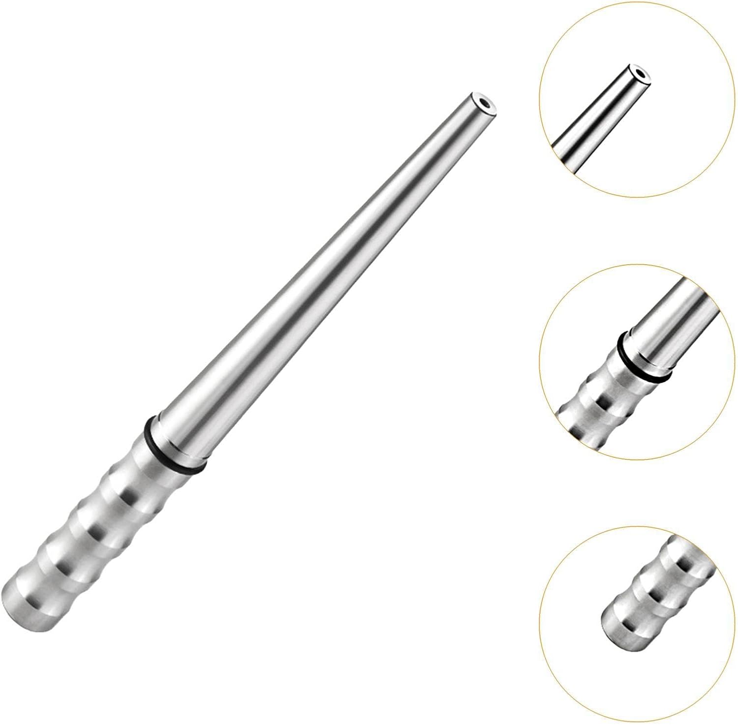 Jewelry Ring Sizer Sizing Mandrel Tool - 27cm (10.6 inch) Steel Mandrel for Ring Resizing & Jewelry Making, Measurement & Adjustment Tool