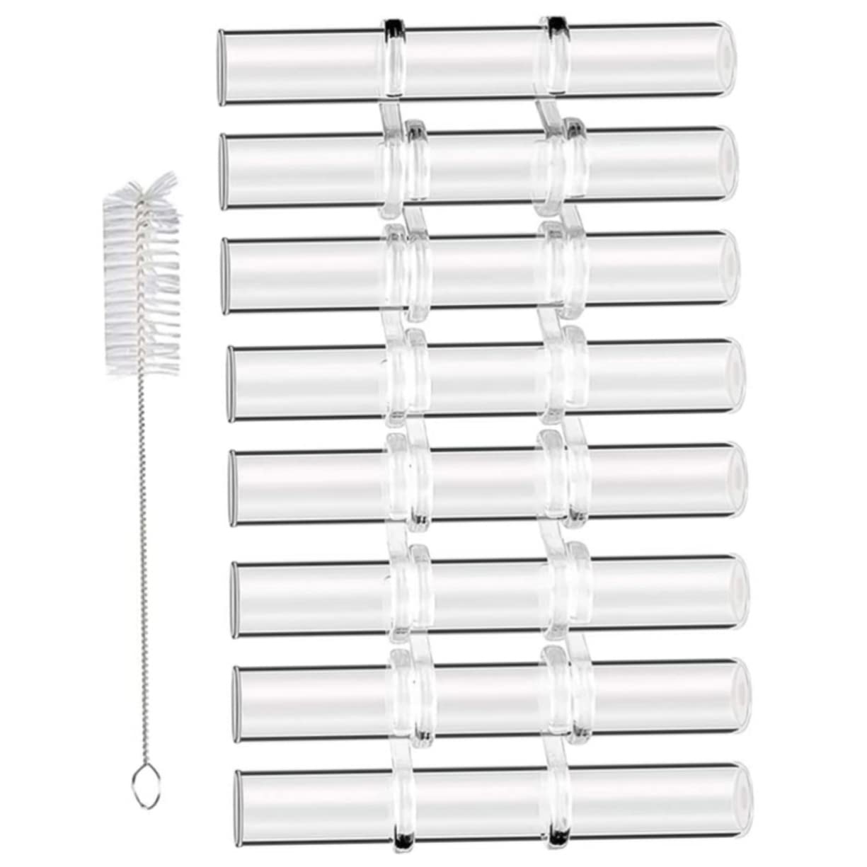 Vase à Fleurs en Verre Tube à Essai, 1 Set, pour Plantes Hydroponiques