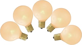 Northlight 10ct Pearl White G50 Globe Replacement Bulbs