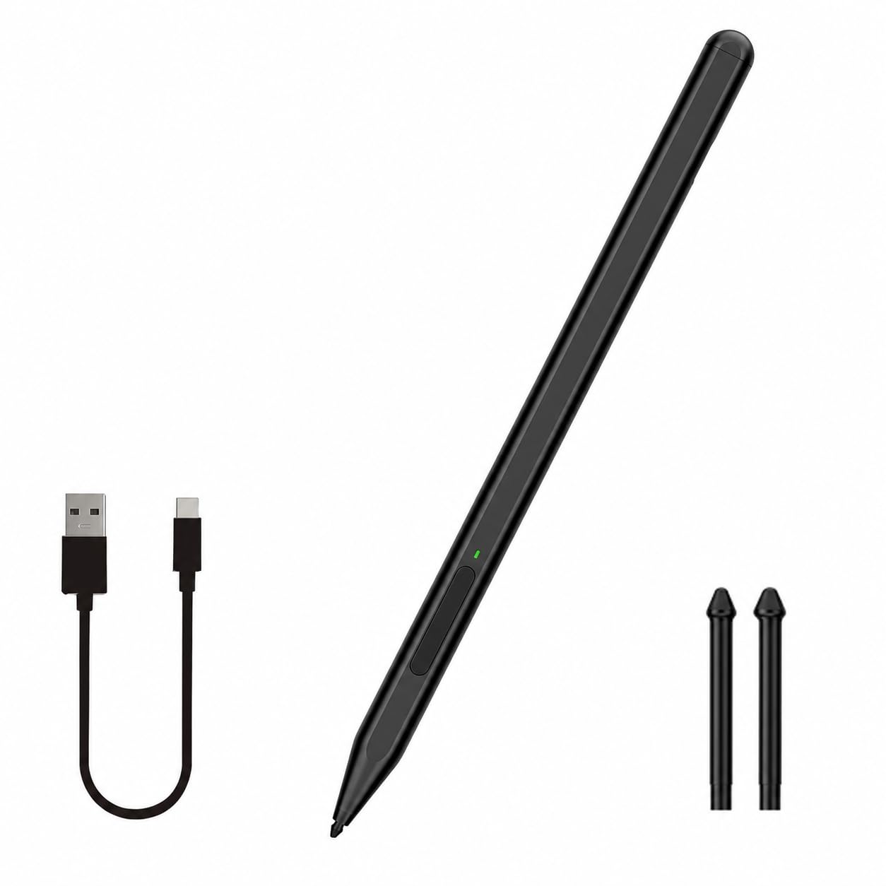Stylus Pen for Microsoft Surface Pro 12/11/10/9/8/X/7+/6/5/4/3, Go 4/3/2/1, Laptop 1-6/Studio/Book, with Palm Rejection, Tilt Function, 1024 Pressure, Black-image-26