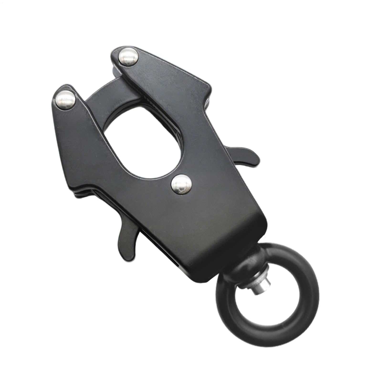 Heavy Duty Dog Snnap Hook - Quick Release Frog Clip with Swivel Base, Secure Walking and Training Dog Leash Clasp | Zinc Alloy Carabiner-Style Clasp for Outdoor Hikes, Daily Strolls, Canine Control