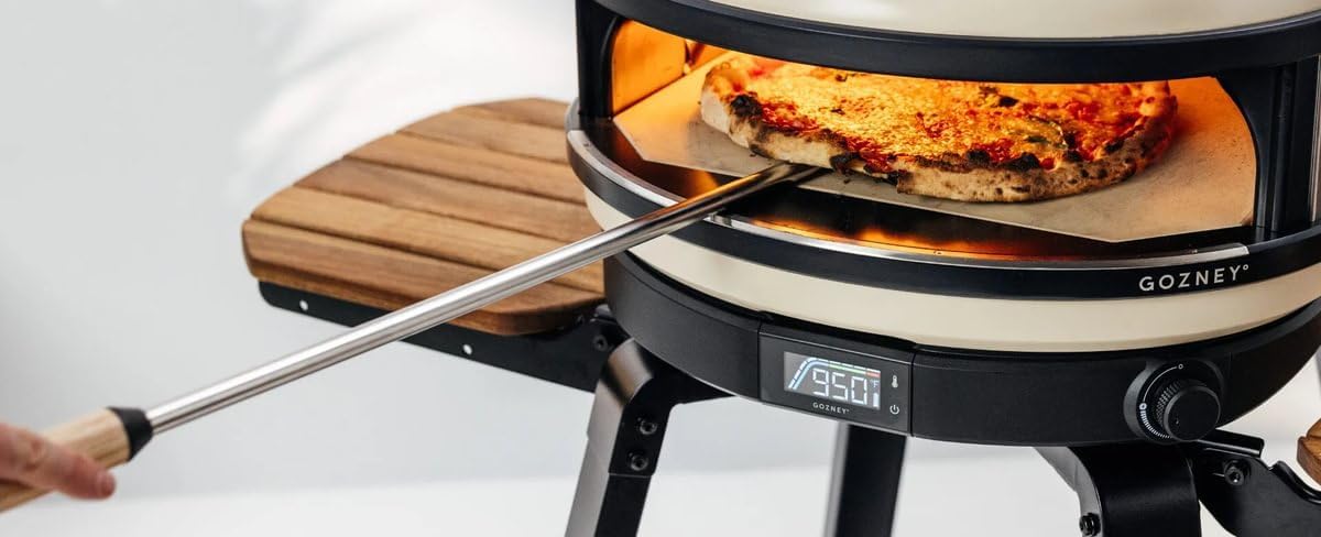 Gozney Utility Turning Peel, 31.5" Long with a 6" Wide Stainless Steel Blade and a Beech Wood Handle