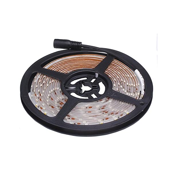 Wasserfest IP65, 12 V Wasserdicht Flexible LED Strip Licht, 16.4ft/5 m Zuschneidbare LED Lichtstreifen, 300 Einheiten… – Bild 5