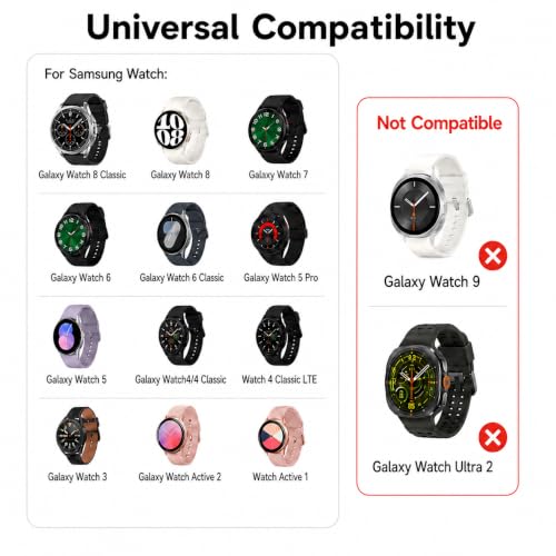 Image of Watch Charger Compatible for Samsung Galaxy Watch 8 /8 Classic, 7 /6 /Ultra, 5 /5 Pro /4 /4 /6 Classic /3 /Active 2 /1, Magnetic Wall Fast Charging Adapter & Cable, Magnetic Wireless Charging Cable 3.3FT