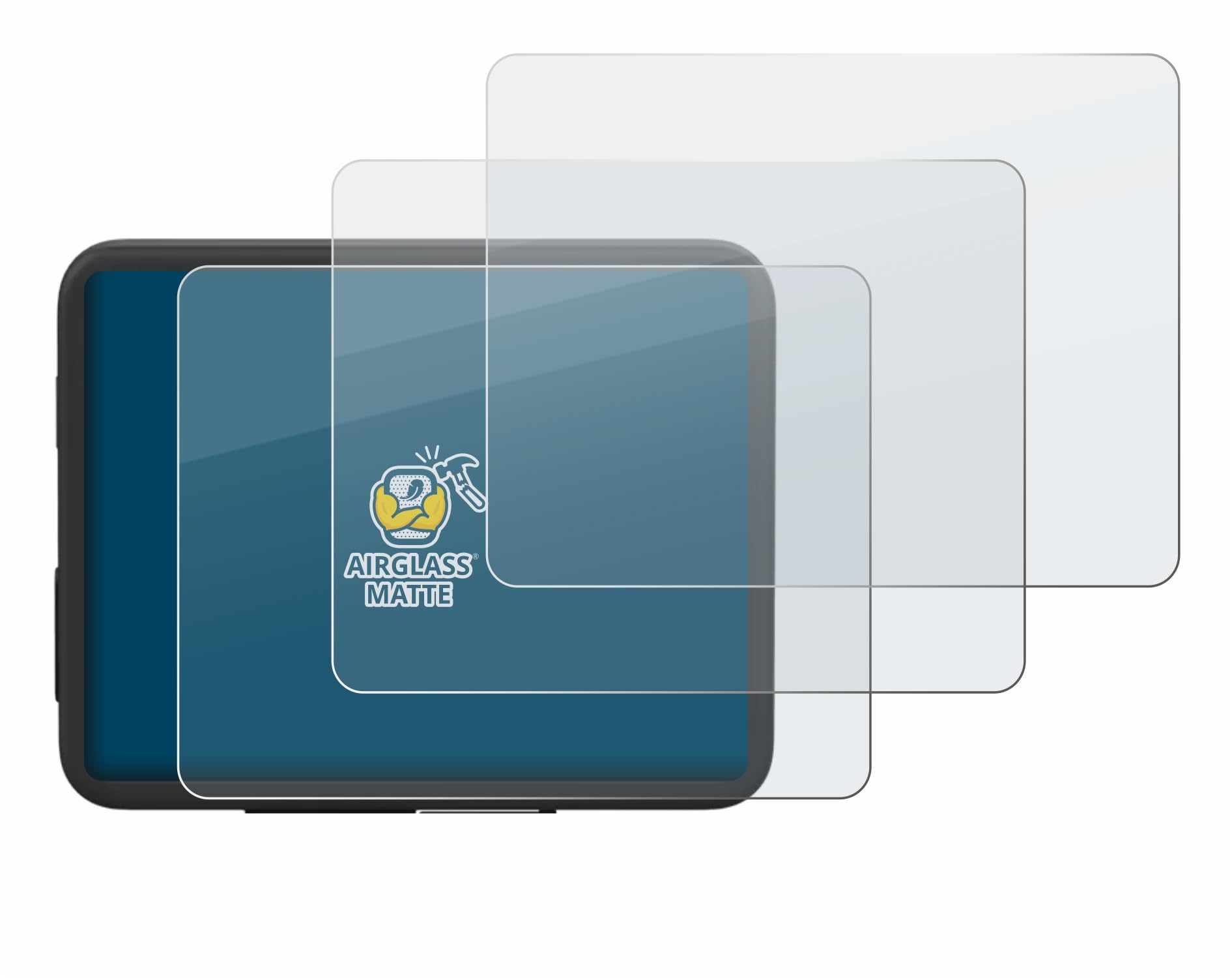 brotect Anti-Glare Glass Screen Protector Matte compatible with GoPro Display Mod (3 Pack) - Anti-Scratch 9H Protection Film