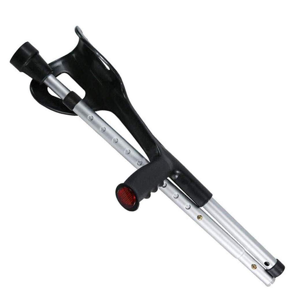 Buy Fold Forearm Crutches/Cane, Adjustable Foot Support Walking Stick