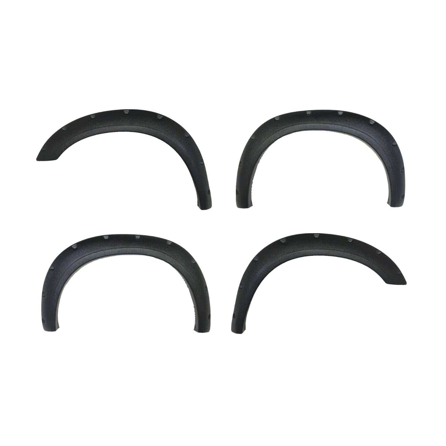 EIDZADK Pocket Bolt Wheel Protector Flare Sand Blast Textured Front: 2.5