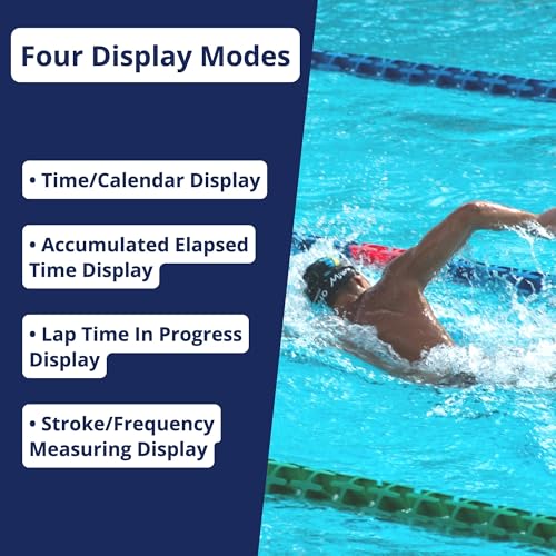 ULTRAK 495 Stopwatch – Blue Professional 100-Lap Digital Timer, Countdown Interval Tracker, Water-Resistant Sports Watch, Chronograph for Coaching & Training