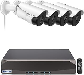 Outdoor Wired Security Camera System, Home Video Surveillance & Security Cameras Systems(No HDD)