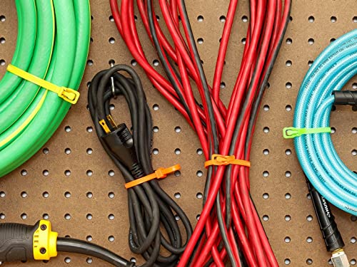 RETYZ 6-Inch Black Reusable Releasable Cable Ties – 100 Pack, 18 lb Strength, Patented Quick-Release, One-Handed, Tool-Free Design for DIY and Retail Applications miniatura 7