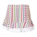 SOFIBELLA UV Colors Ruffle 11in Girls Tennis Skirt Black Large
