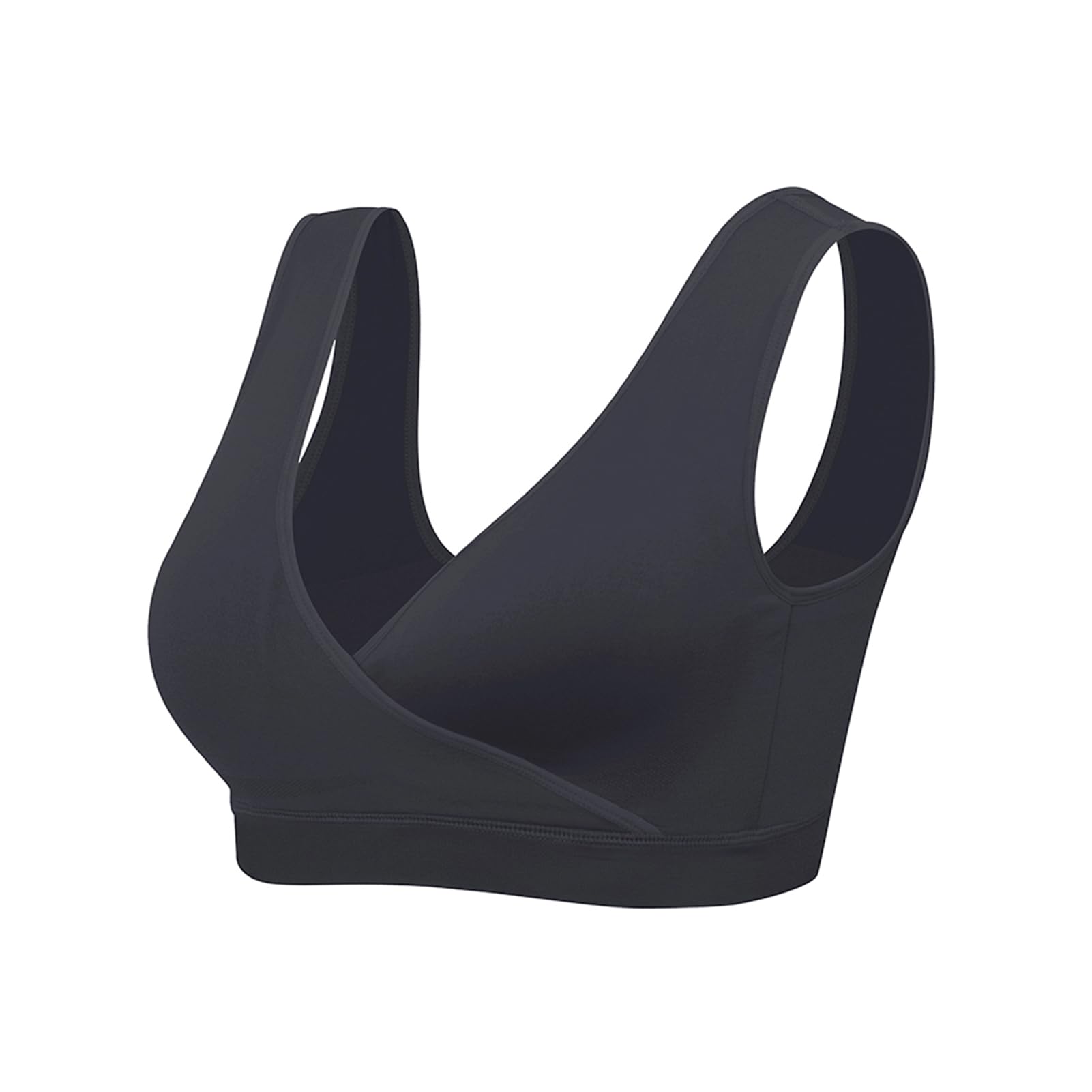 Lemef Nursing Sleep Bras Wirefree Maternity Breastfeeding Bras 3 Pack — view 11