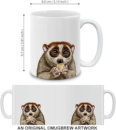 Miniatura 9 de MUGBREW Racoon Hands Out 1 taza de té de cerámica para café 11 onzas