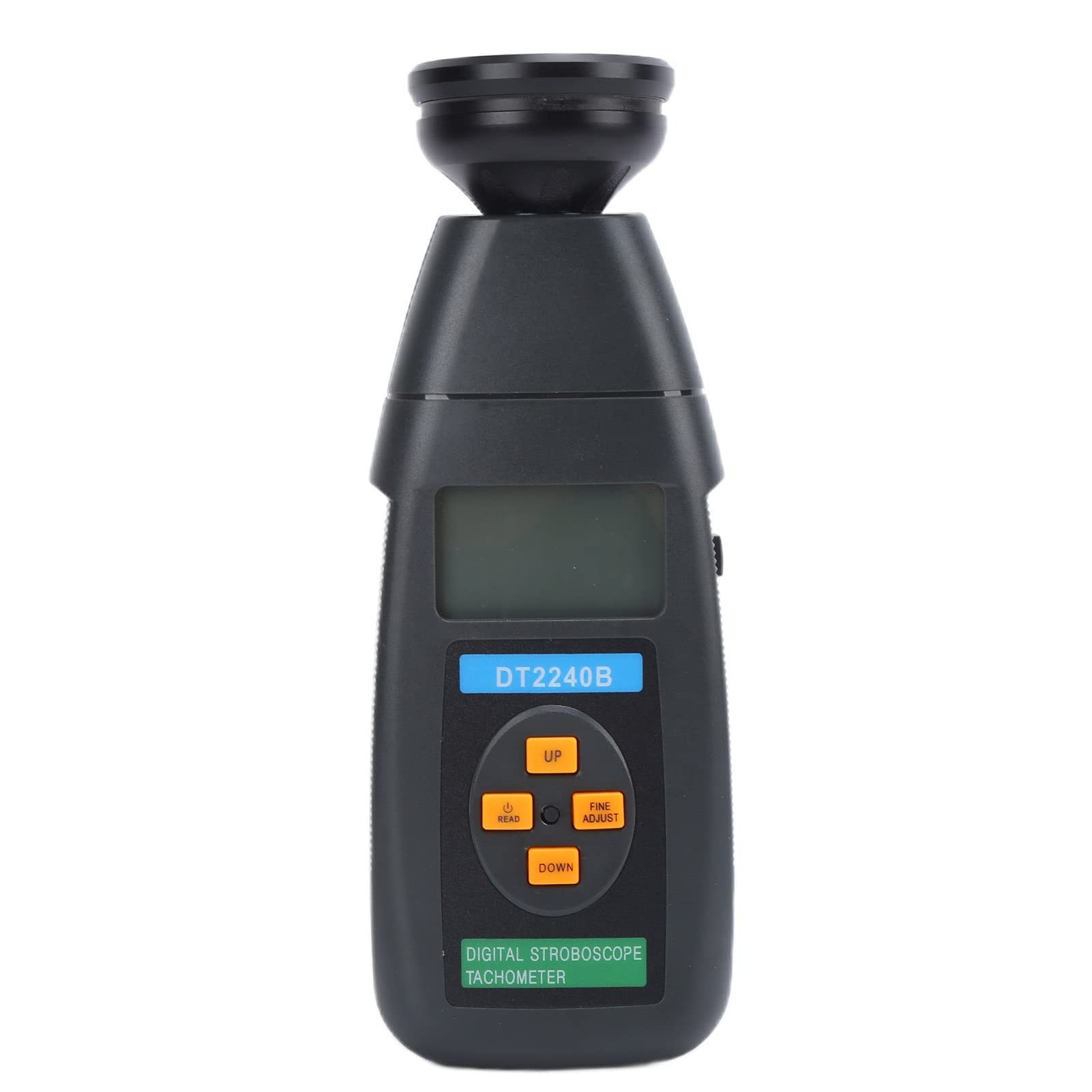 DT2240B Tacómetro sin Contacto Medidor de Velocidad Digital Preciso para Mantenimiento Industrial Material ABS