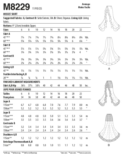 McCall's Sewing Pattern M8229E5 Misses Costume - Image 2