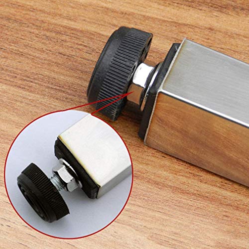 Pieds de table réglables en acier inoxydable pliables et télescopiques de 100 cm